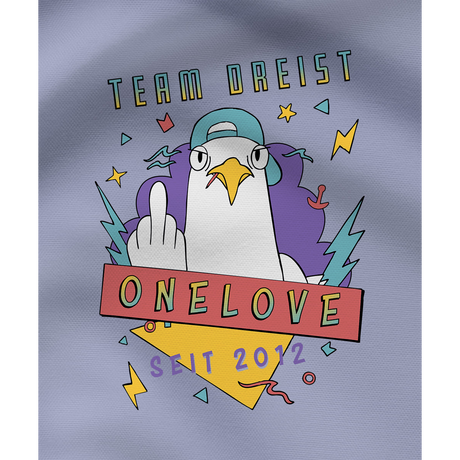 Team Dreist – Damen Hoodie | Bio-Baumwolle