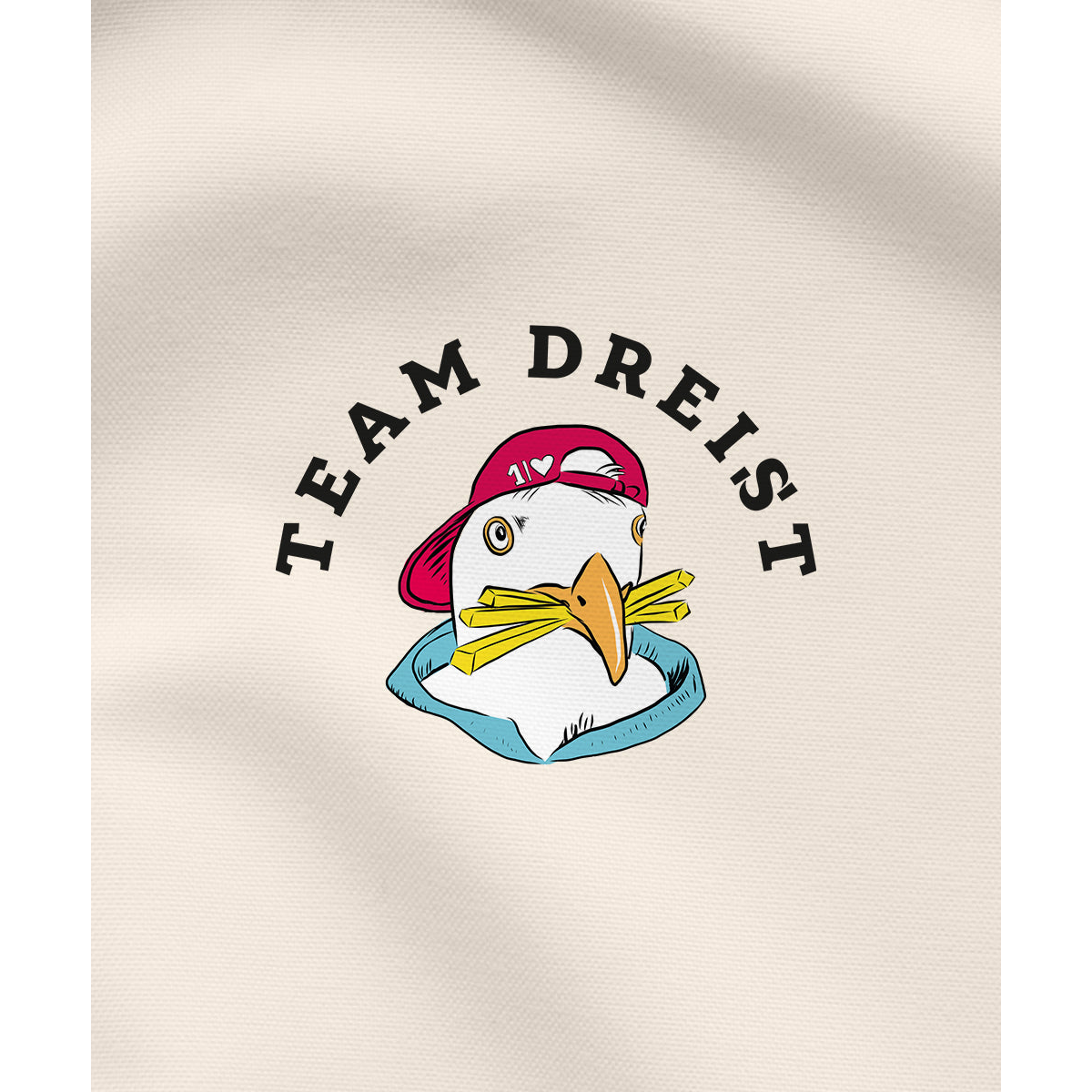 Maritimer Baby-Hoodie: Team Dreist