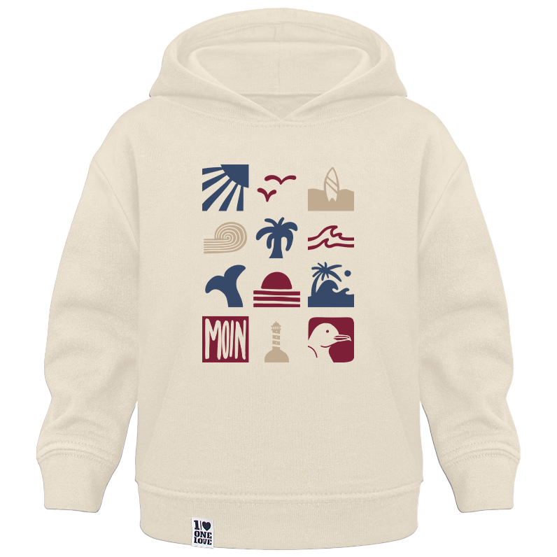 Meerzeit Baby-Hoodie – Natürlich & Kuschelig