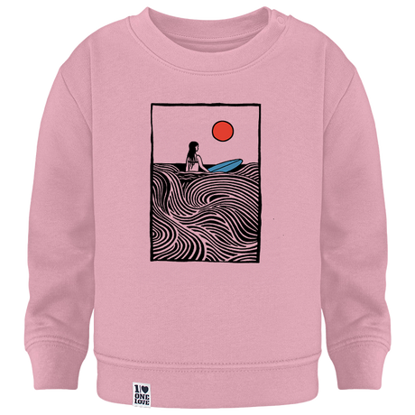 Sanft wie das Meer - Surfergirl-Sweater Baby