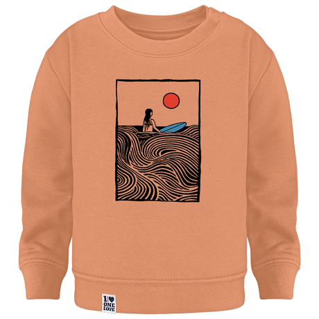 Sanft wie das Meer - Surfergirl-Sweater Baby