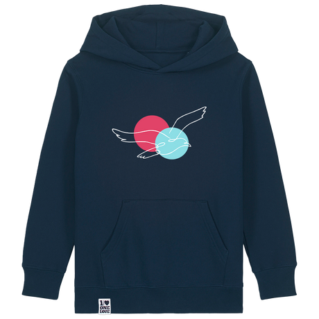 Abenteuerliche Möwe - Kinder Hoodie
