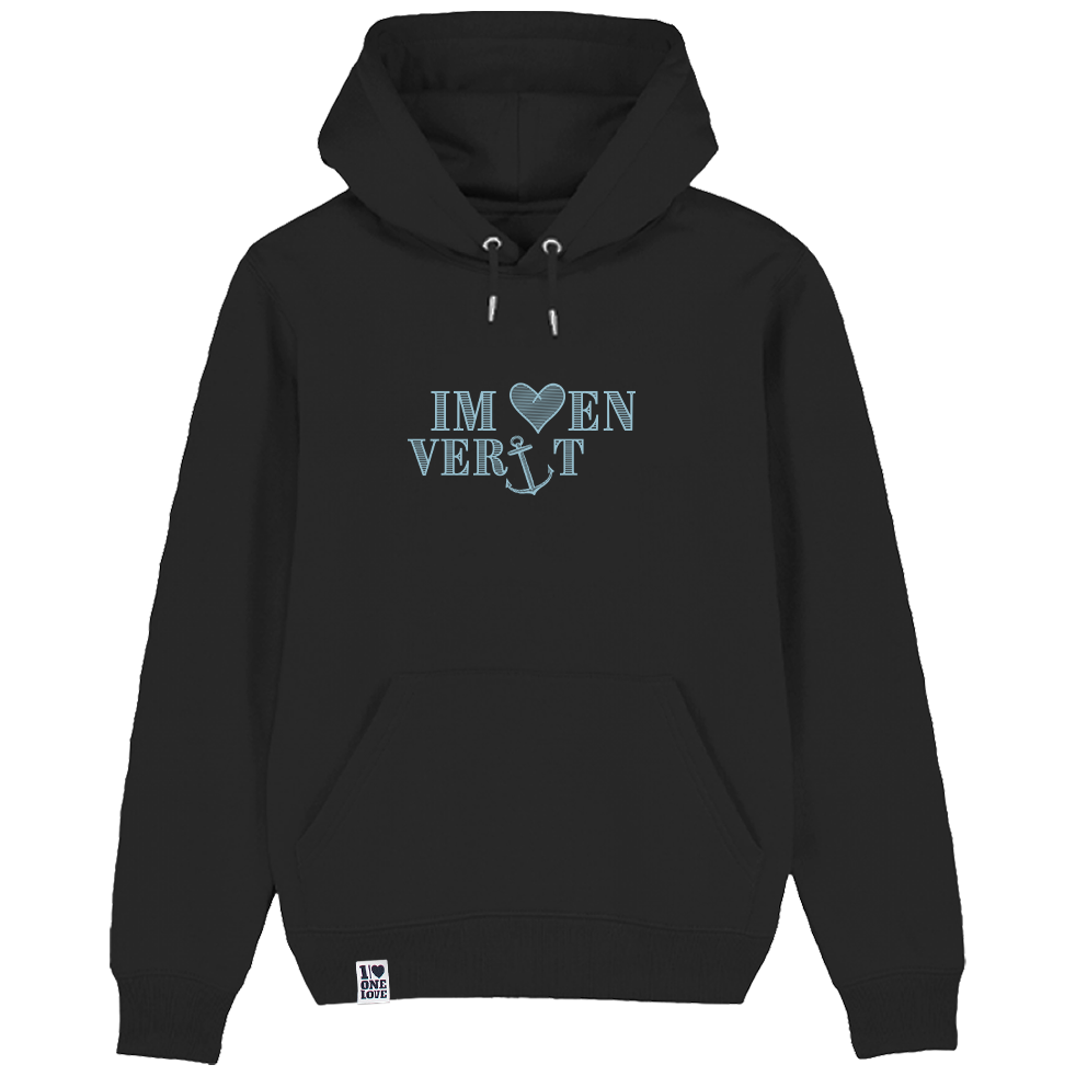 Im Herzen Verankert: Bio-Hoodie mit Anker-Soul