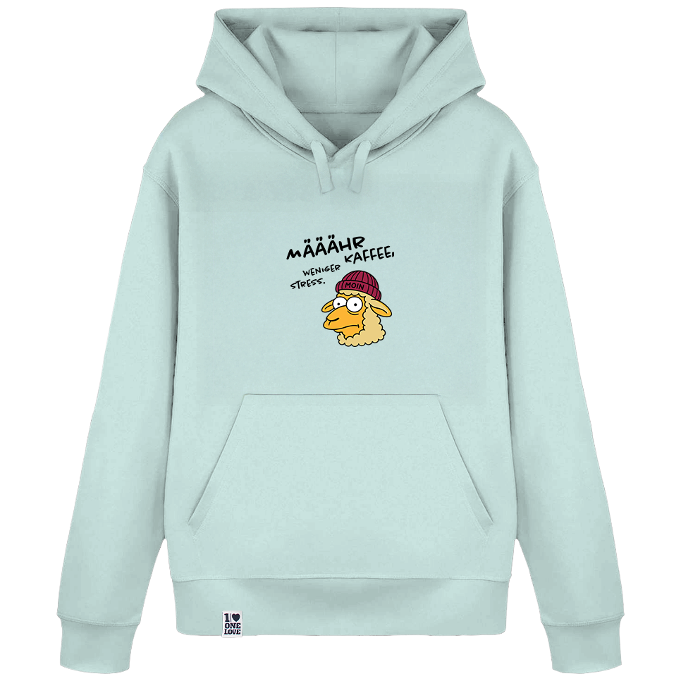 Määähr Kaffee, weniger Stress!  - Unisex Hoodie | 100% Bio-Baumwolle