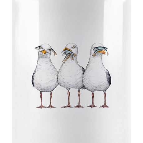 Möwen  - Edelstahl Trinkflasche