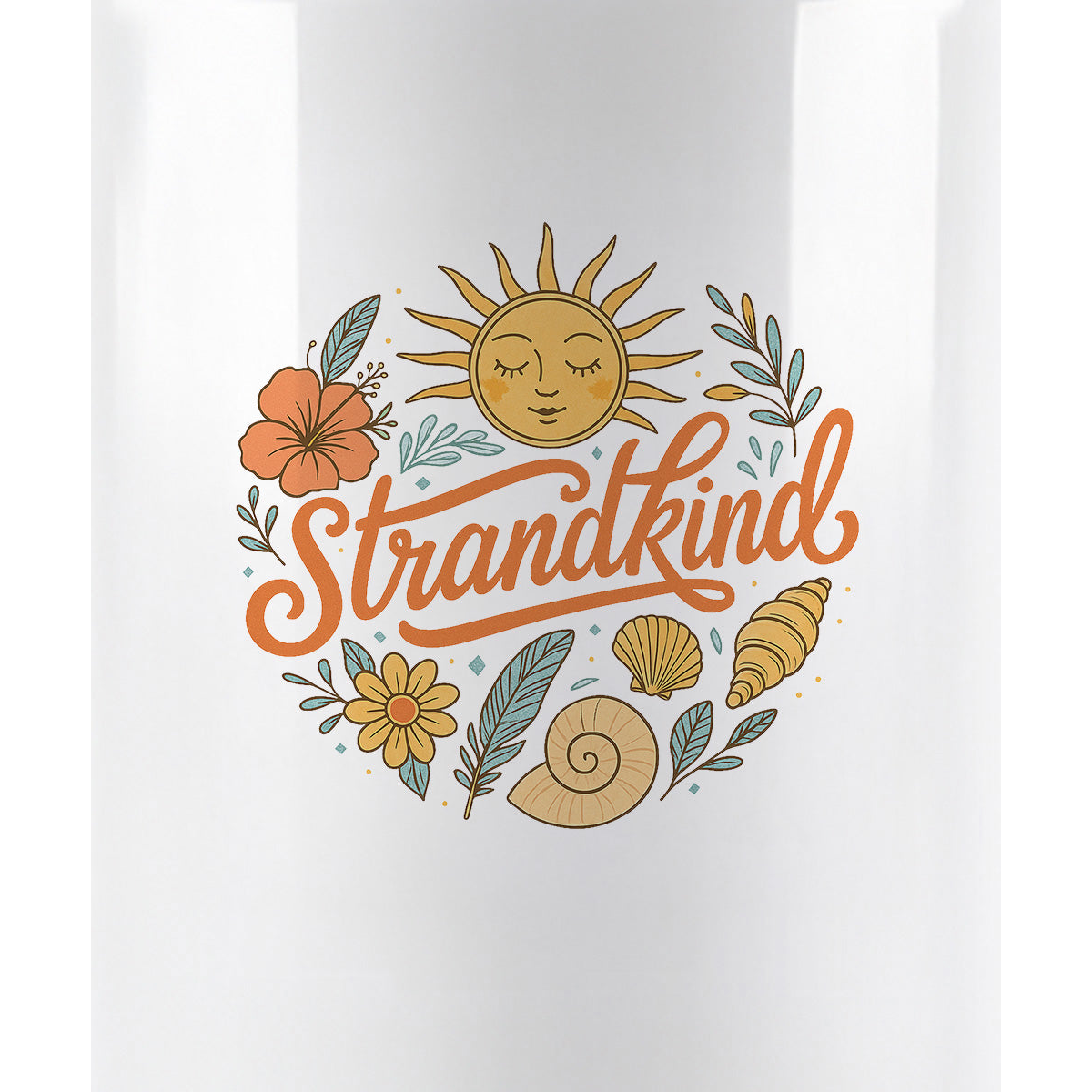 Strandkind  - Edelstahl Trinkflasche