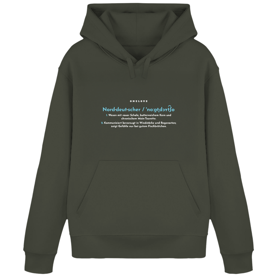 Definition eines Norddeutschen  - Unisex Hoodie | 100% Baumwolle
