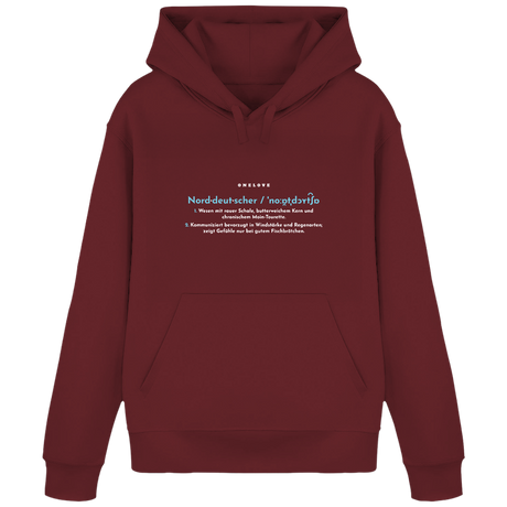 Definition eines Norddeutschen  - Unisex Hoodie | 100% Baumwolle
