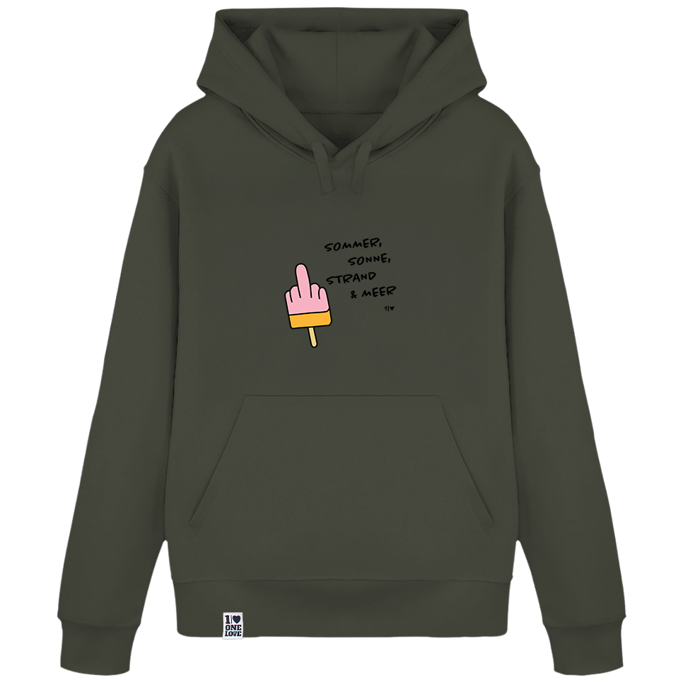 Sommer, Sonne, Strand & Meer  - Unisex Hoodie | 100% Bio-Baumwolle