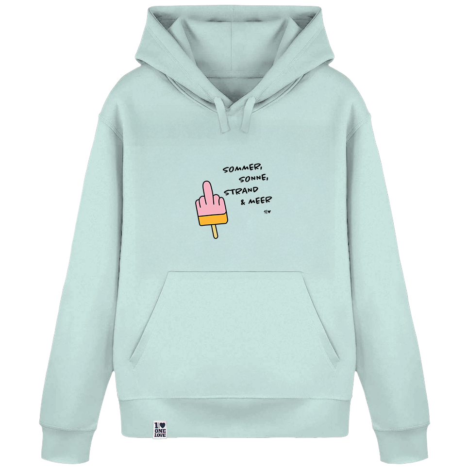 Sommer, Sonne, Strand & Meer  - Unisex Hoodie | 100% Bio-Baumwolle