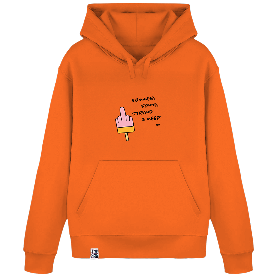 Sommer, Sonne, Strand & Meer  - Unisex Hoodie | 100% Bio-Baumwolle