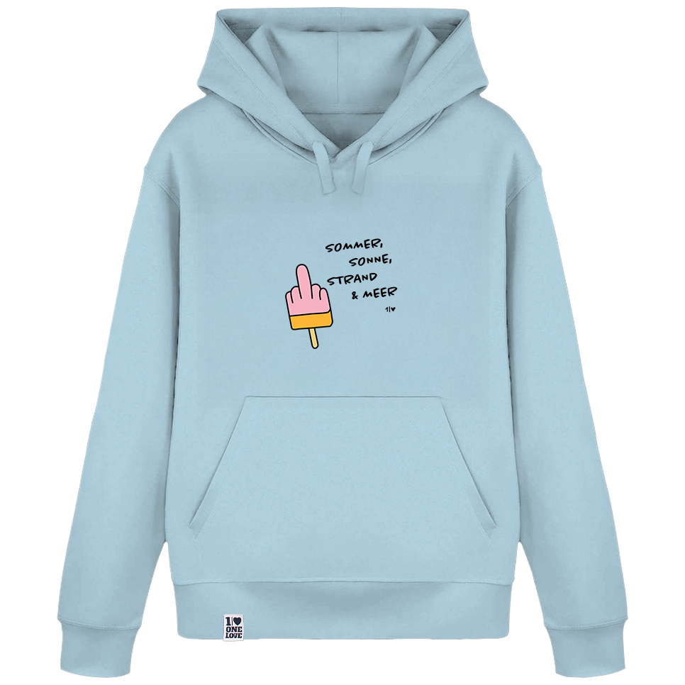 Sommer, Sonne, Strand & Meer  - Unisex Hoodie | 100% Bio-Baumwolle