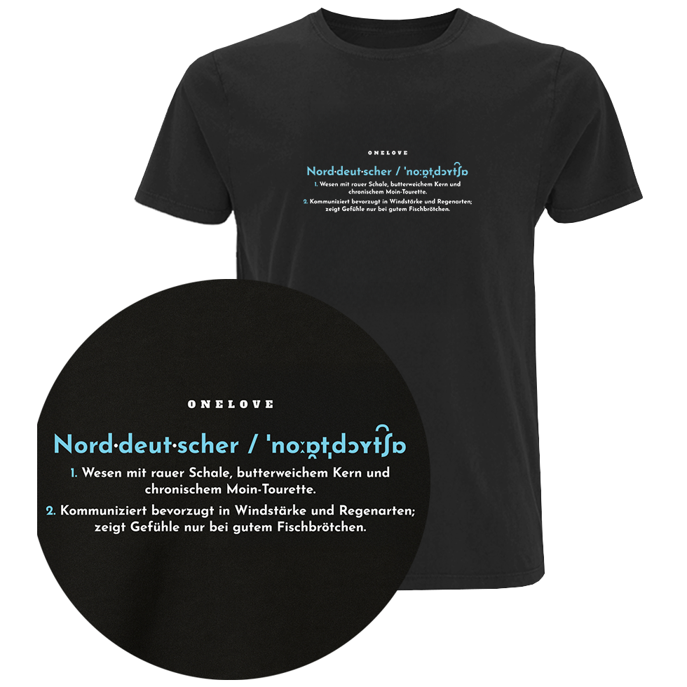 Definition eines Norddeutschen  - Herren Shirt | 100% Baumwolle