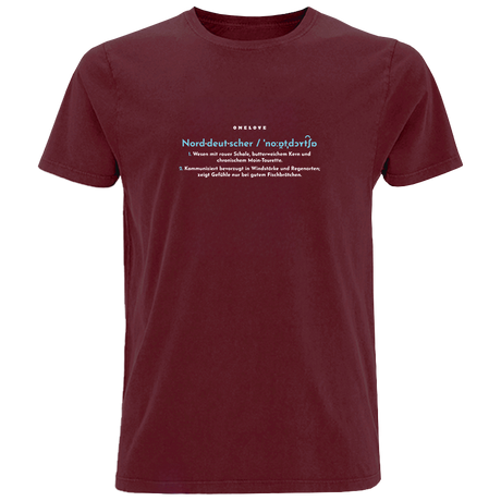 Definition eines Norddeutschen  - Herren Shirt | 100% Baumwolle