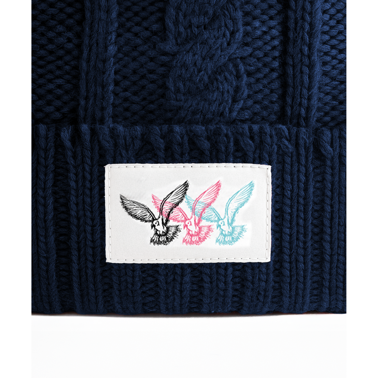 Möwen Mütze Mit Weblabel