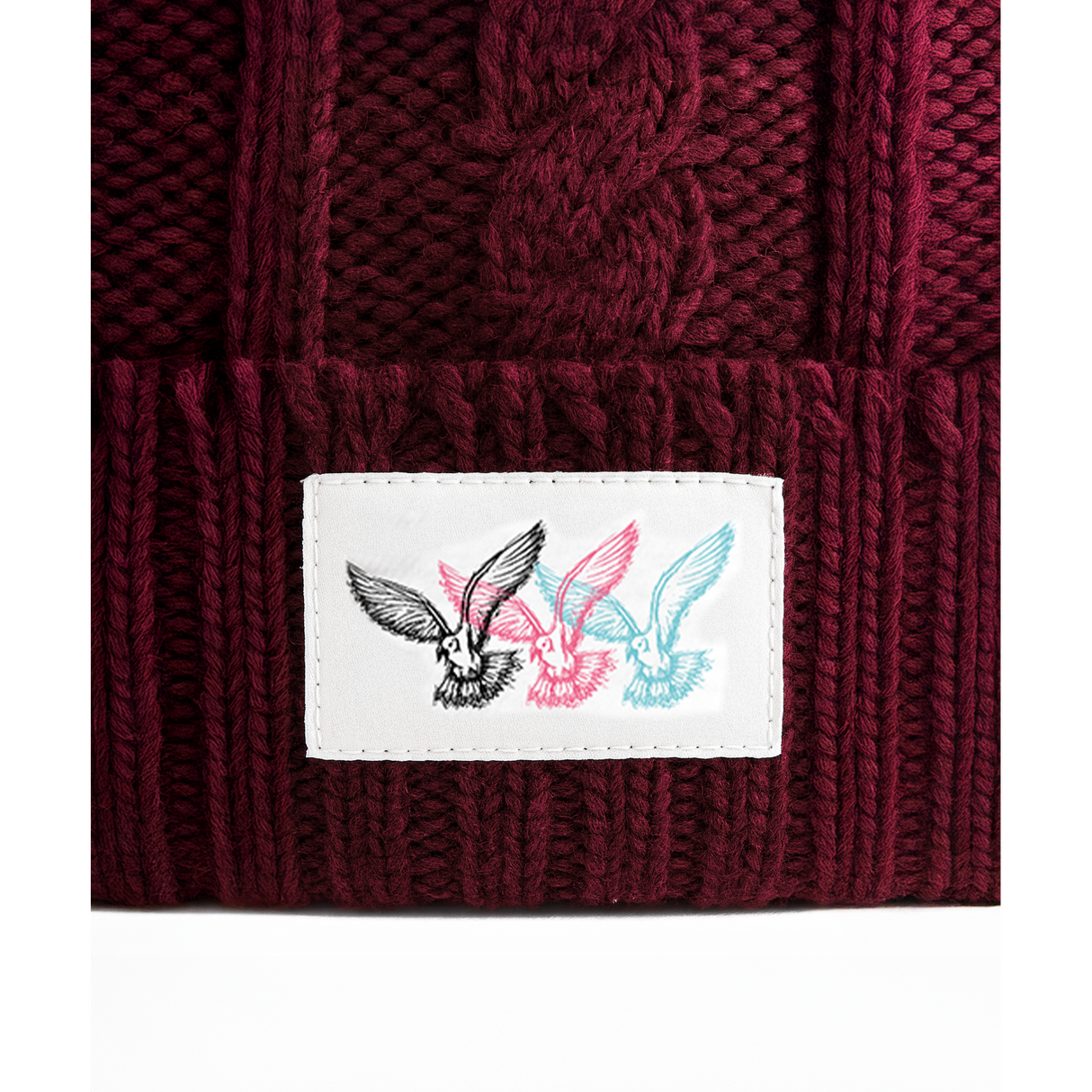 Möwen Mütze Mit Weblabel