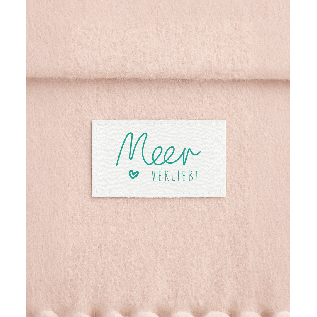 Meerverliebt Schal Mit Weblabel