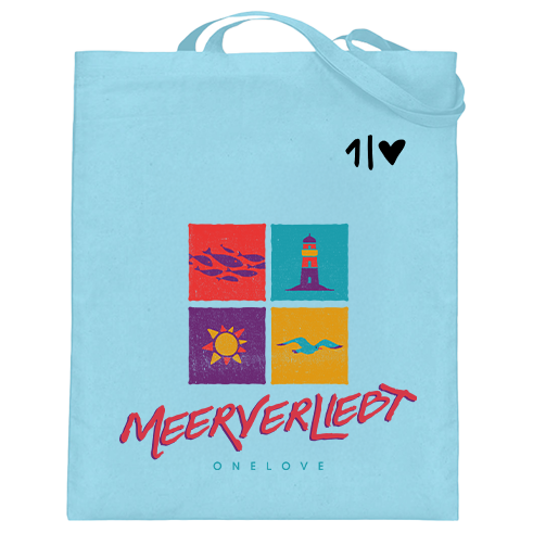 Meerverliebt  - Jutebeutel
