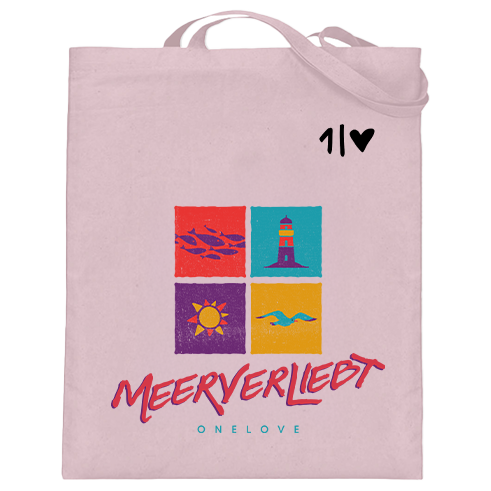 Meerverliebt  - Jutebeutel