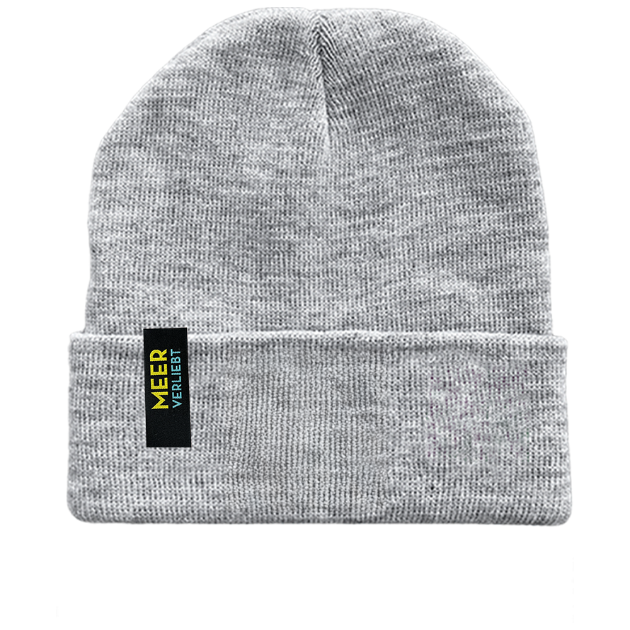 Meerverliebt Beanie Grau