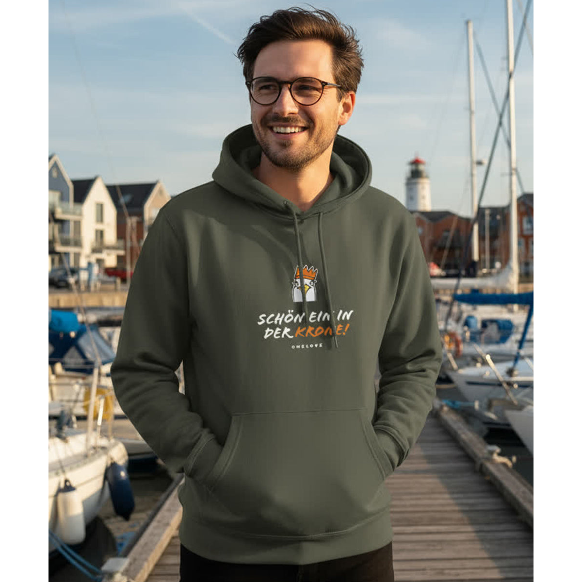 Schön ein in der Krone!  - Unisex Hoodie | 100% Baumwolle