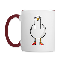F**k You Möwenlady - Tasse zweifarbig