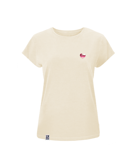 Wellenherz  - Damen Shirt