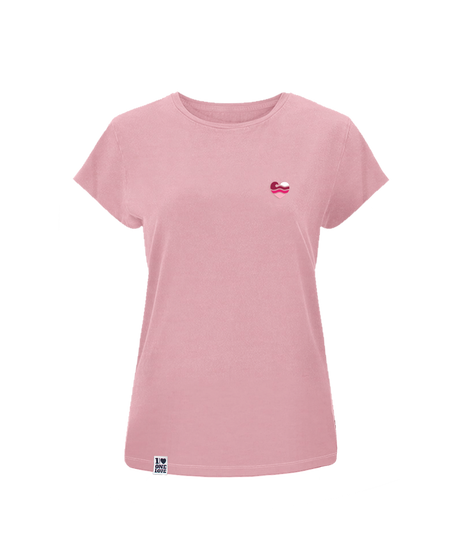 Wellenherz  - Damen Shirt