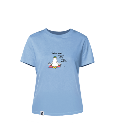 Der Frühe Vogel kann mich mal  - Damen Shirt | 100% Bio-Baumwolle