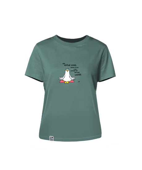 Der Frühe Vogel kann mich mal  - Damen Shirt | 100% Bio-Baumwolle