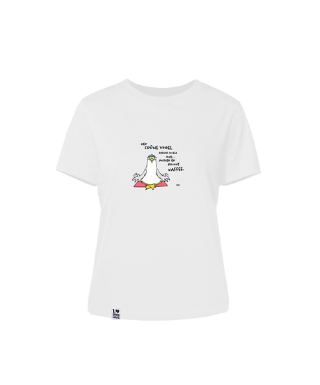 Der Frühe Vogel kann mich mal  - Damen Shirt | 100% Bio-Baumwolle